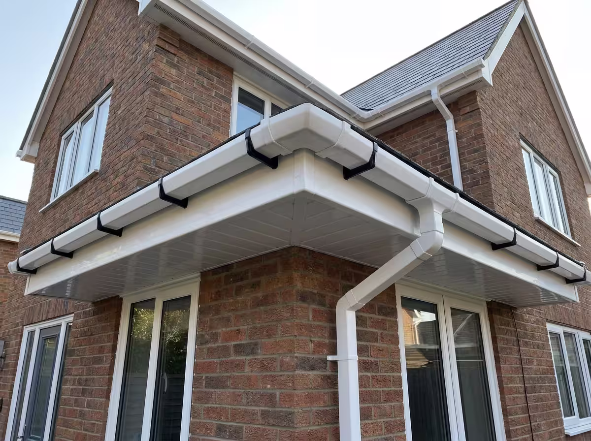 Proflow Gutters SA fascia and gutter integration on a Gauteng property roofline